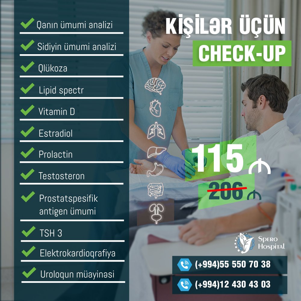 Kisiler ucun check up
