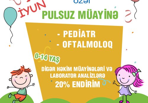 Usaqlara ozel Kampaniya!!!